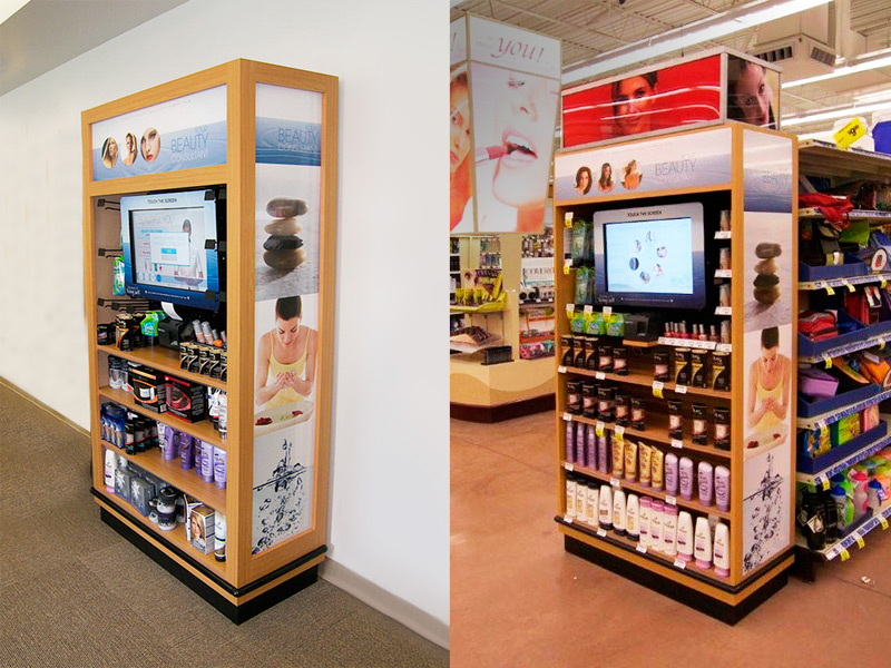 Digital Aisle P&G 5646 End Cap Display